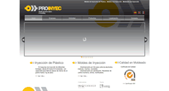 Desktop Screenshot of proinyec.com